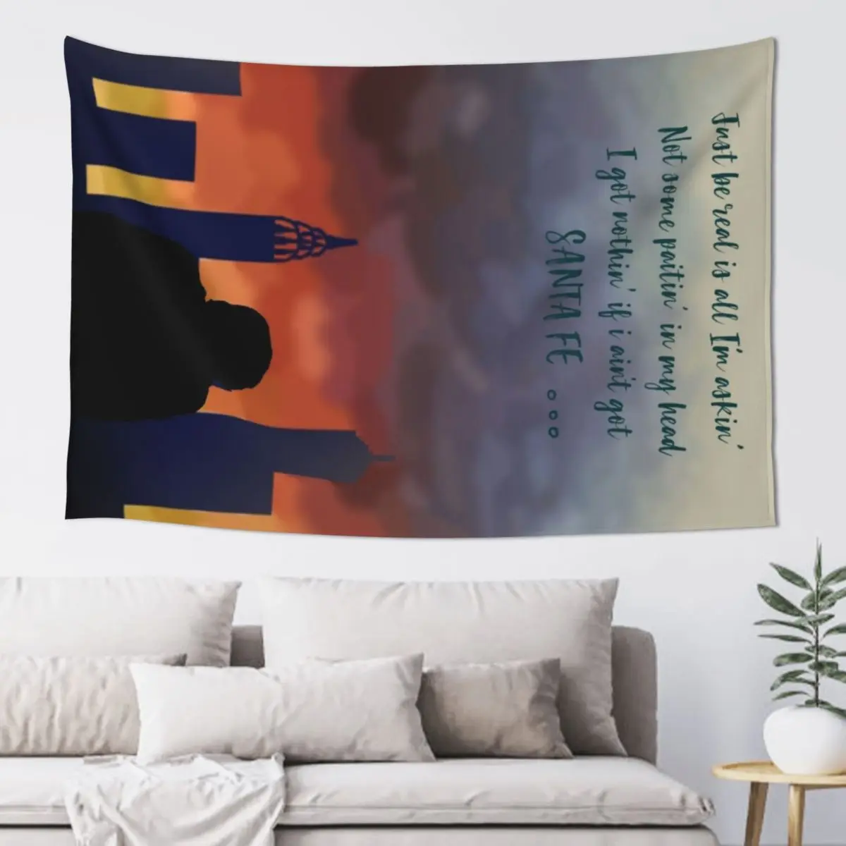 Santa Fe - Newsies Tapestry Decoration For Bedroom Wall Deco Bedroom Decor Aesthetic Tapestry
Santa Fe - Newsies Tapestry Decoration For Bedroom Wall Deco Bedroom Decor Aesthetic Tapestry