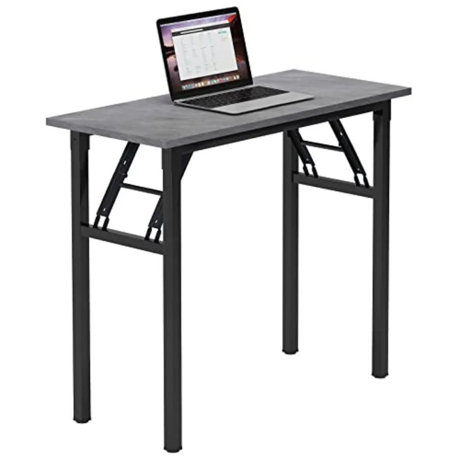 Small Desk for Home Office/Dormitory, Steel Frame, Black, Foldable No Assembly Required, 31.5 x 15.7 Inches, Sturdy Heavy-Duty
Small Desk for Home Office/Dormitory, Steel Frame, Black, Foldable No Assembly Required, 31.5 x 15.7 Inches, Sturdy Heavy-Duty