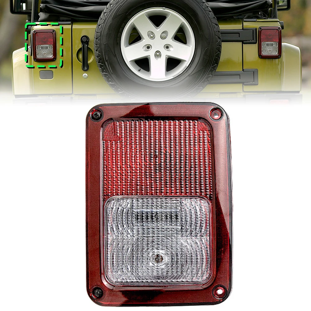 Brand New Clear/Red 12V Halogen Tail Light (US Plug) Left Or Right Side With Fit For Jeep Wrangler JK 2007-2017
Brand New Clear/Red 12V Halogen Tail Light (US Plug) Left Or Right Side With Fit For Jeep Wrangler JK 2007-2017