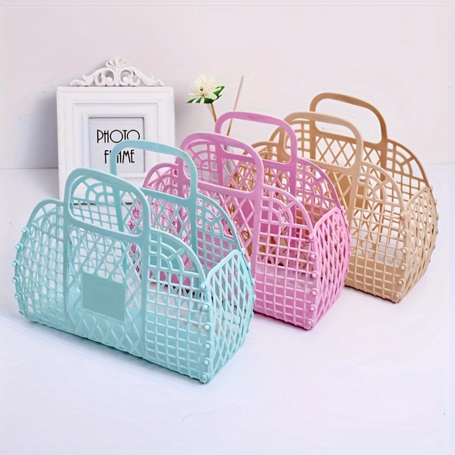 Large Capacity Waterproof Beach Tote - Durable Plastic Basket For Travel, Groceries & Organization
Large Capacity Waterproof Beach Tote - Durable Plastic Basket For Travel, Groceries & Organization