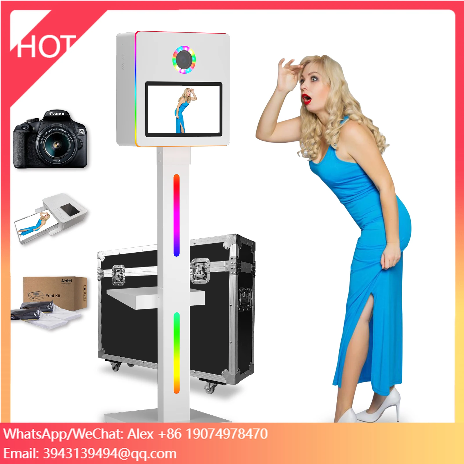 Wholesale 15.6" Mirror Photo Booth W/ Printer | Matrix Square Booth For Party/Event | Factory Direct + 2YR Warranty
Wholesale 15.6" Mirror Photo Booth W/ Printer | Matrix Square Booth For Party/Event | Factory Direct + 2YR Warranty