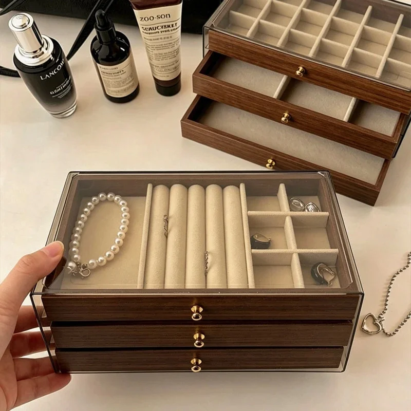 Luxury Jewelry Organizer Box Large Capacity Velvet Lined Exquisite Accessory Storage Case For Women Vanity Display Birthday Gift
Luxury Jewelry Organizer Box Large Capacity Velvet Lined Exquisite Accessory Storage Case For Women Vanity Display Birthday Gift