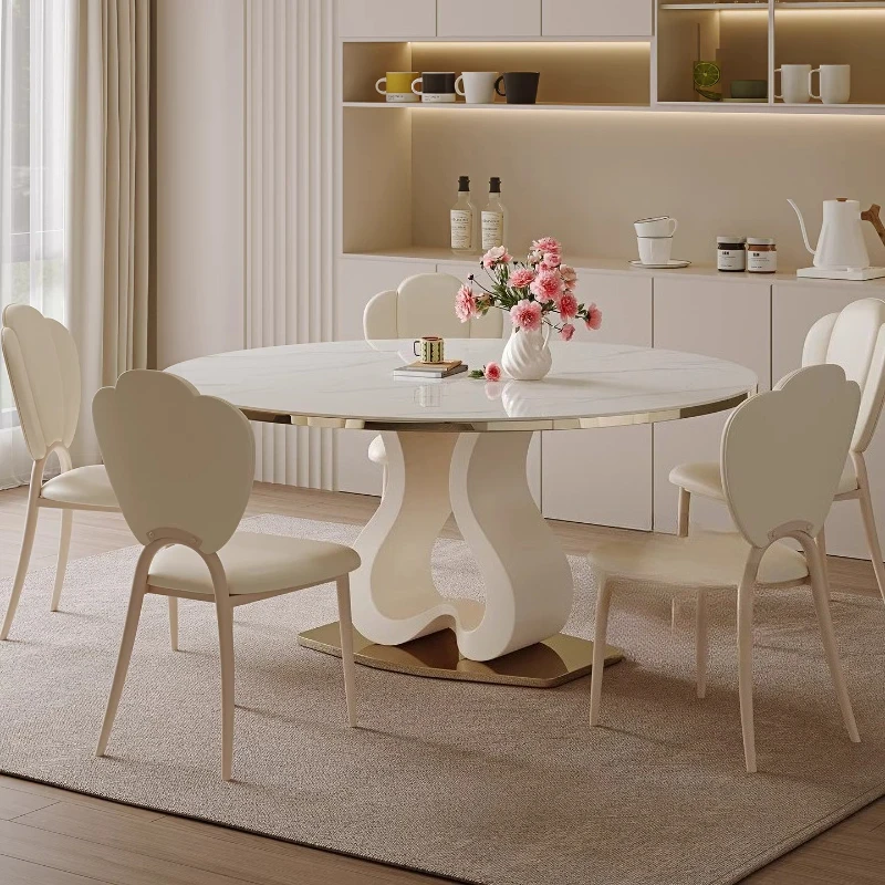 Modern Nordic Round Dining Table Living Room Restaurant Tavoli Da Pranzo Furniture Design Luxury White Dining Table 6 Person
Modern Nordic Round Dining Table Living Room Restaurant Tavoli Da Pranzo Furniture Design Luxury White Dining Table 6 Person