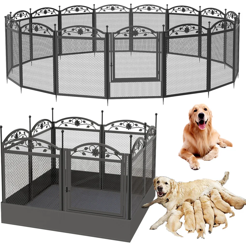 Extra Large Dog Playpen Heavy Duty Exercise Pen Dog Crate Diy Fence w/ Pad, Door
Extra Large Dog Playpen Heavy Duty Exercise Pen Dog Crate Diy Fence w/ Pad, Door