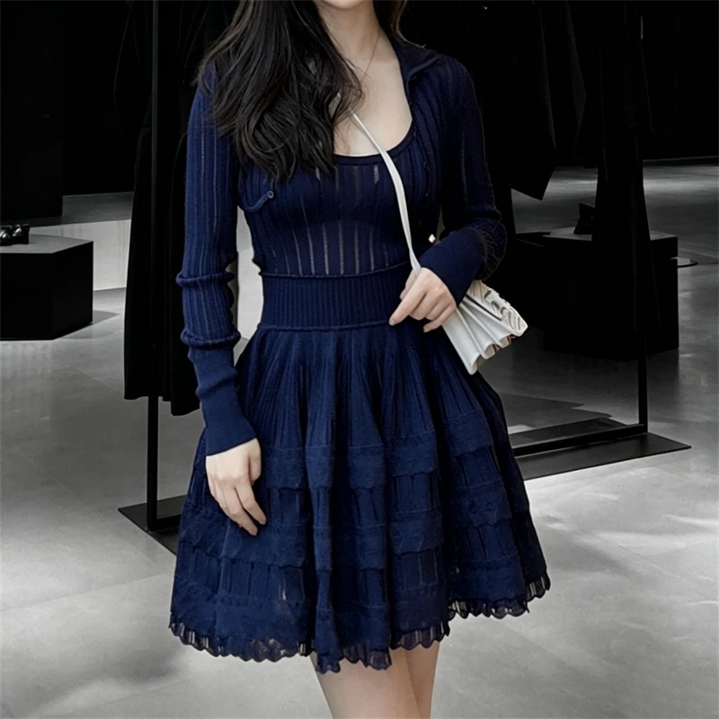 Summer 2026 Women's Single-Button Collar Striped Long Sleeve Knitted Cardigan High-Quality Fashion Casual Short Top
Summer 2026 Women's Single-Button Collar Striped Long Sleeve Knitted Cardigan High-Quality Fashion Casual Short Top