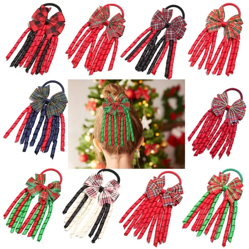 10pcs/set Christmas Plaid Bow Hair Tie for Girls Polyester Cheerleader Ribbon Curl Accessories Headwear Accessory
10pcs/set Christmas Plaid Bow Hair Tie for Girls Polyester Cheerleader Ribbon Curl Accessories Headwear Accessory