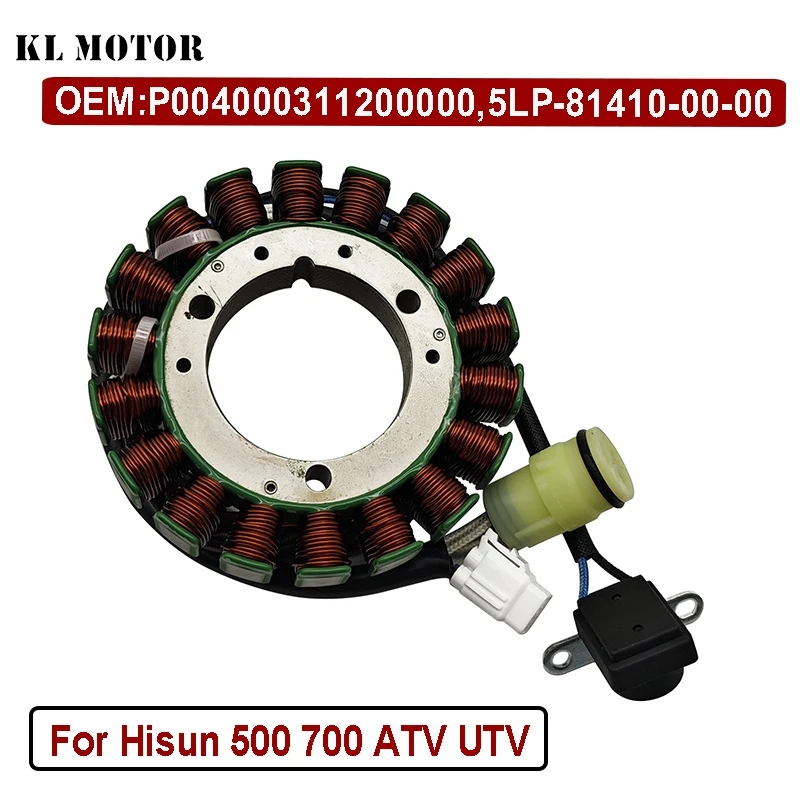 Original Genuine CVT Engine Magneto Coil Assembly Suitable for Hisun 500 700 ATV UTV P004000311200000
Original Genuine CVT Engine Magneto Coil Assembly Suitable for Hisun 500 700 ATV UTV P004000311200000