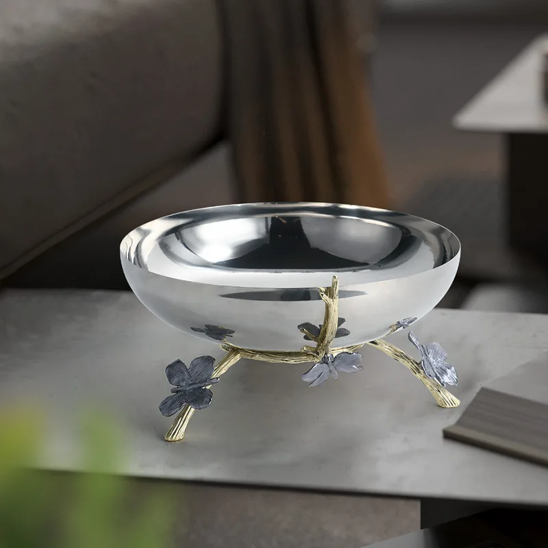 Zml nut plate fruit plate stainless steel mirror bowl home tableware handmade gift ornament
Zml nut plate fruit plate stainless steel mirror bowl home tableware handmade gift ornament