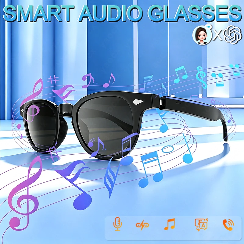 Умные очки с ИИ-переводом на 30+ языков, двойным микрофоном, Bluetooth-звонками, аудиоплеером и сенсорным управлением
Умные очки с ИИ-переводом на 30+ языков, двойным микрофоном, Bluetooth-звонками, аудиоплеером и сенсорным управлением