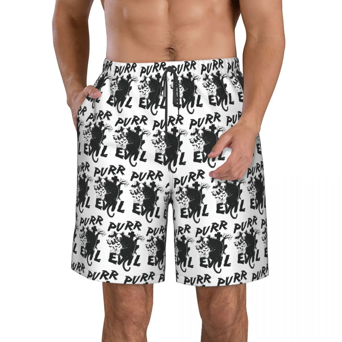 Purr Evil Trunks Beach Board Shorts Casual Quick Dry Swim Summer Men Pants
Purr Evil Trunks Beach Board Shorts Casual Quick Dry Swim Summer Men Pants