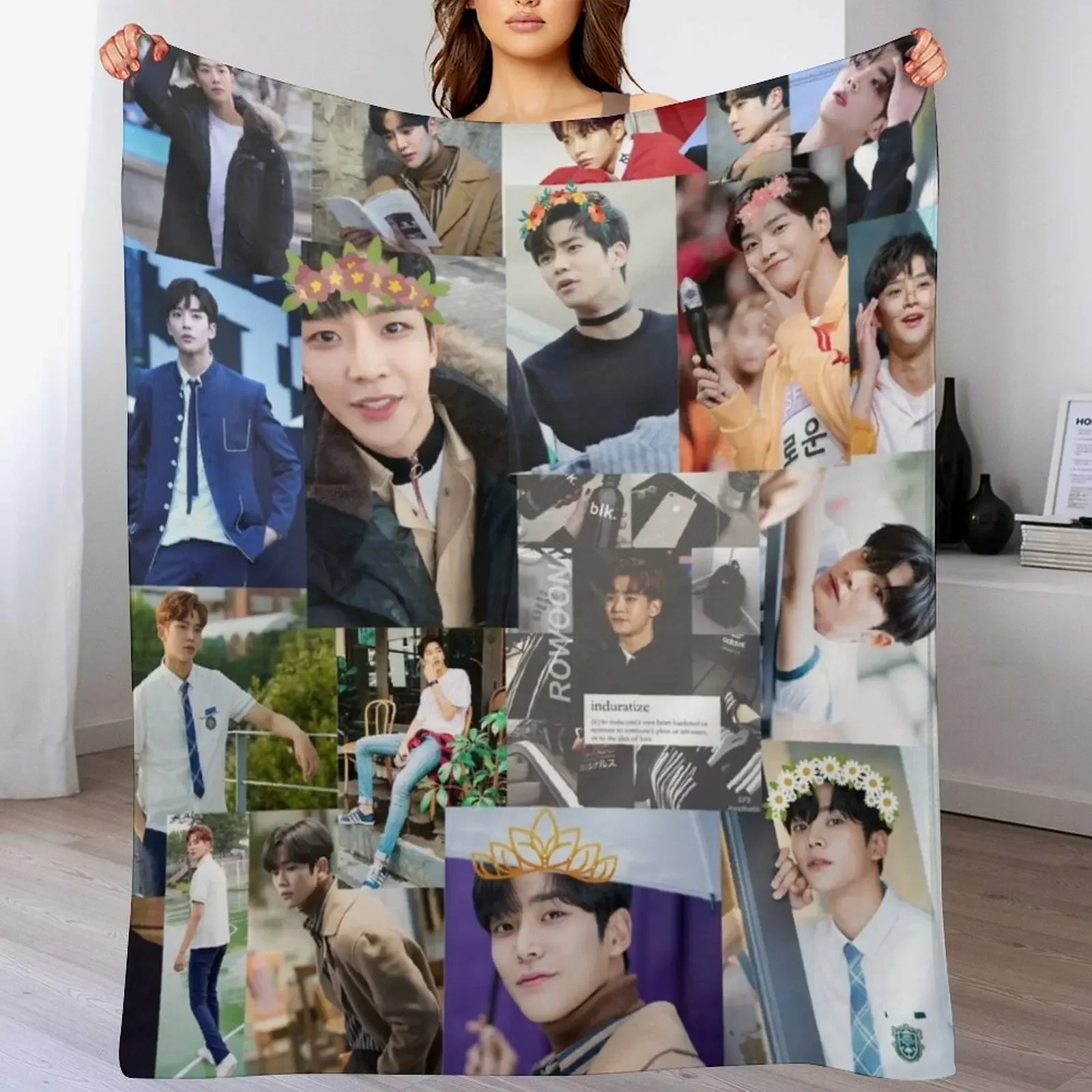 Rowoon Beautiful Collage Throw Blanket Cozy Microfiber Throw Blanket for Home Bedroom
Rowoon Beautiful Collage Throw Blanket Cozy Microfiber Throw Blanket for Home Bedroom