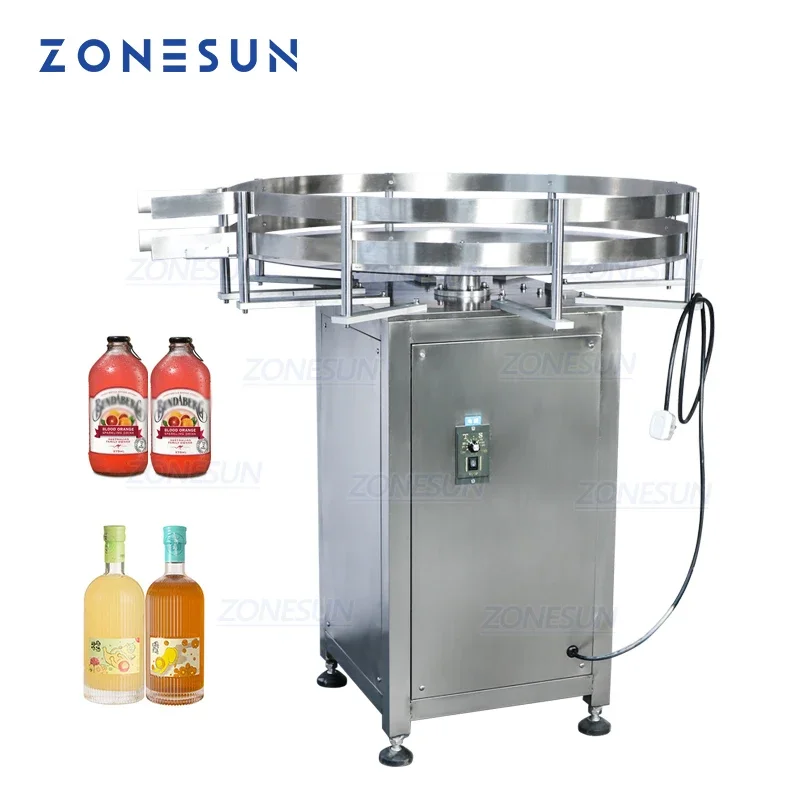 ZONESUN ZS-SP800Z Automatic Rotary Round Bottle Collecting Food Packaging Sorting Turntable for Filling Capping Labeling Machine
ZONESUN ZS-SP800Z Automatic Rotary Round Bottle Collecting Food Packaging Sorting Turntable for Filling Capping Labeling Machine
