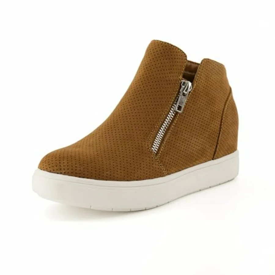Hart Womens Casual Shoes with Dual Zippers- Lightweight Hidden Wedge Fashion Sneakers for Women
Hart Womens Casual Shoes with Dual Zippers- Lightweight Hidden Wedge Fashion Sneakers for Women
