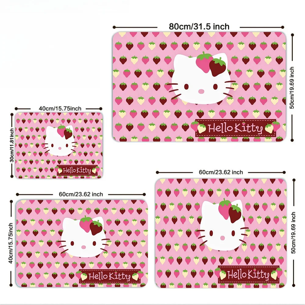 Hello Kitty Pink Strawberry Pattern Print Dish Drying Mat Non-Slip Washable Absorbent Kitchen Counter Pad
Hello Kitty Pink Strawberry Pattern Print Dish Drying Mat Non-Slip Washable Absorbent Kitchen Counter Pad