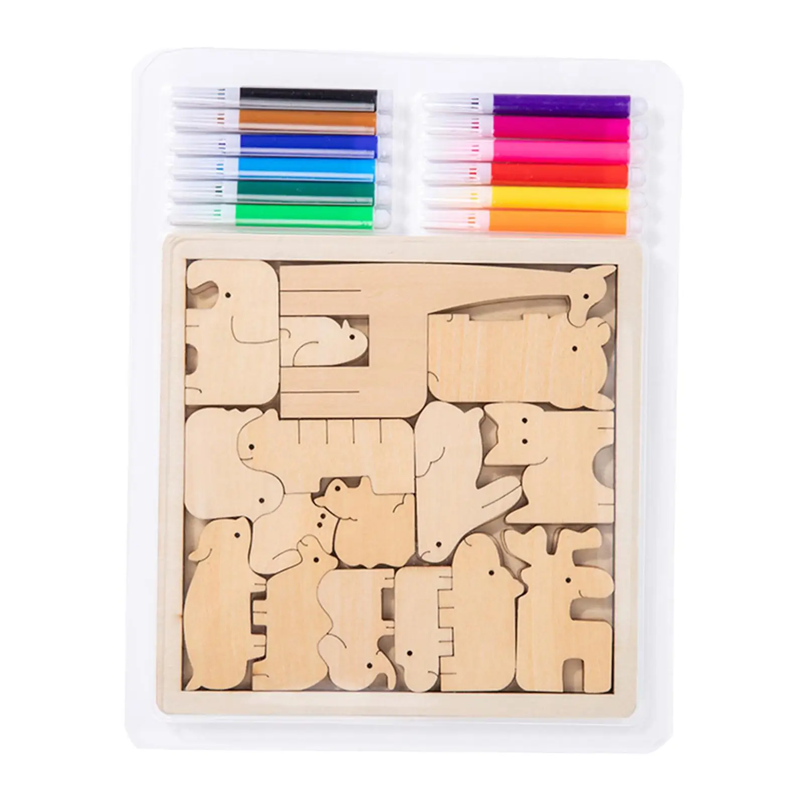 Wooden Jigsaw Puzzles Children Early Education Learning Toys Montessori Toys for Kids Girls Boys Age 4+ Years Old Birthday Gifts
Wooden Jigsaw Puzzles Children Early Education Learning Toys Montessori Toys for Kids Girls Boys Age 4+ Years Old Birthday Gifts