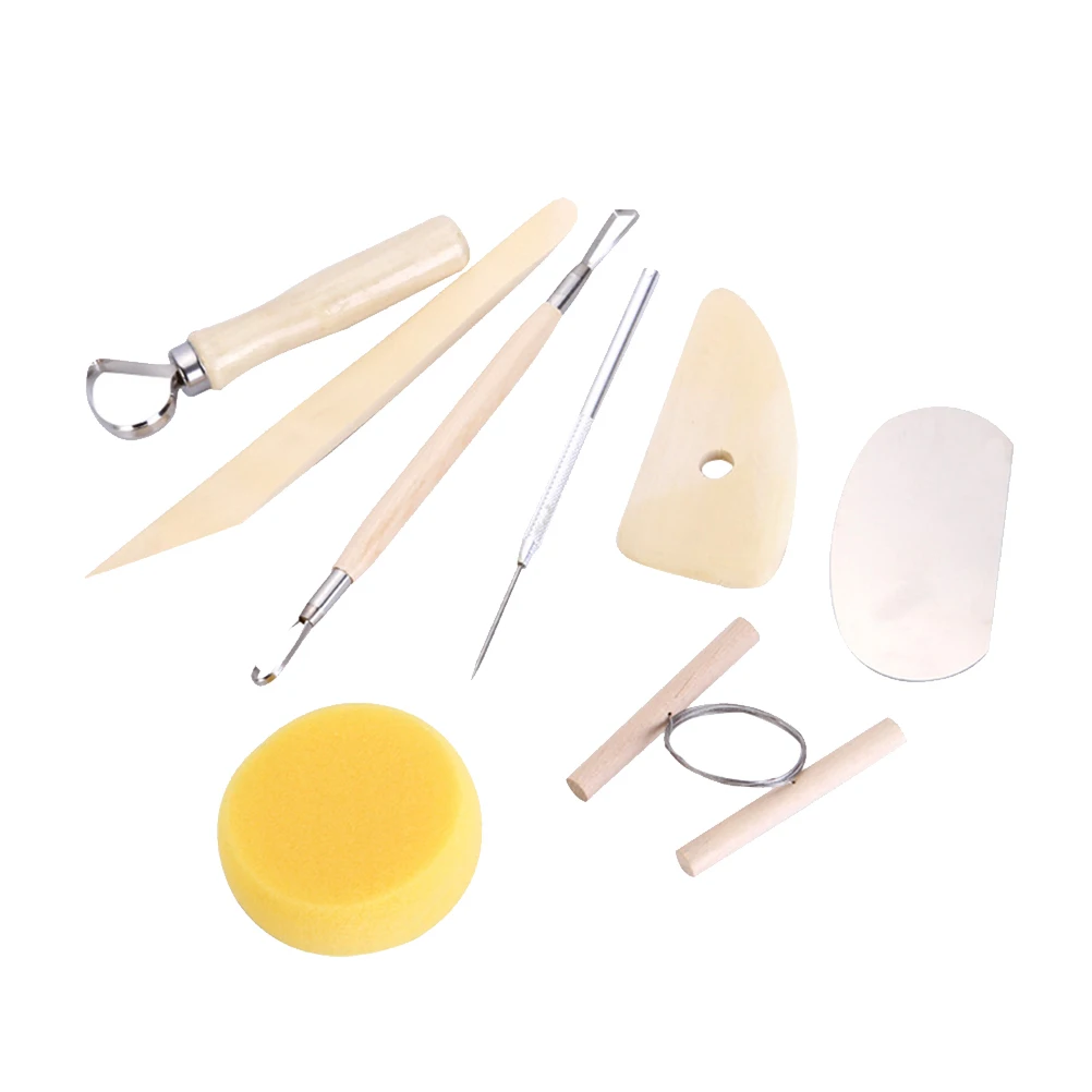 8pcs Pottery Kit for Ceramics Clay Sculpting Polishing Supplies Compact Clay Sculpting Tools Durable Ideal Various Clays
8pcs Pottery Kit for Ceramics Clay Sculpting Polishing Supplies Compact Clay Sculpting Tools Durable Ideal Various Clays