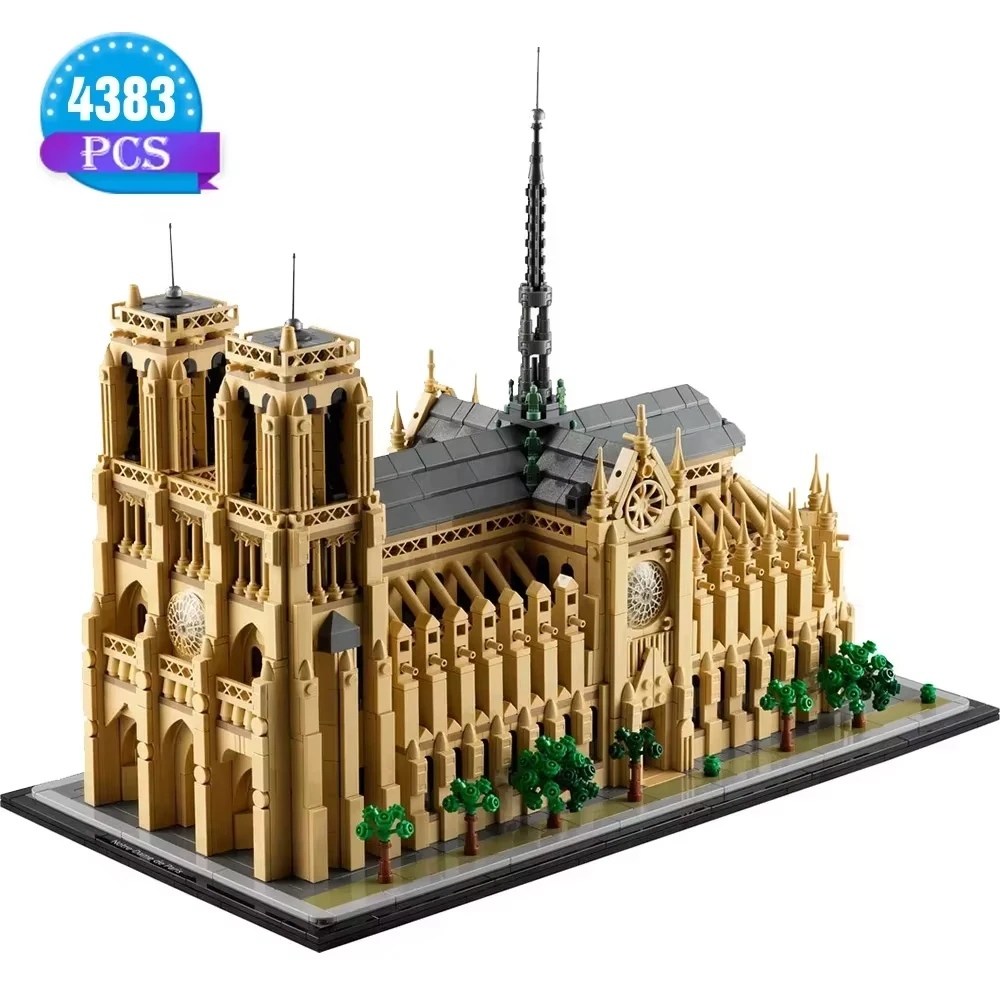2026 NEW 4383PCS City Series Notre Dame Building Blocks Toy Model Children DIY Birthday Gift 21061
2026 NEW 4383PCS City Series Notre Dame Building Blocks Toy Model Children DIY Birthday Gift 21061
