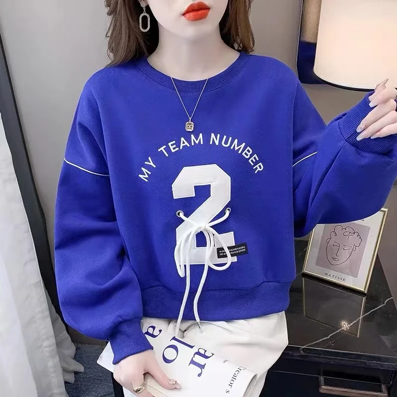 Women'S Sweat-Shirts Female Clothing Designed American-Style Sweatwear Femme Simplified Solid-Color Crew-Neck Detail Sized
Women'S Sweat-Shirts Female Clothing Designed American-Style Sweatwear Femme Simplified Solid-Color Crew-Neck Detail Sized