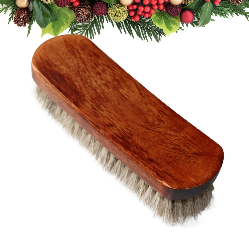 Horse Hair Shoes Brush Wooden Handle Shoe Shiner Dark Color Durable Material Convenient for Home Use Shoes Brush
Horse Hair Shoes Brush Wooden Handle Shoe Shiner Dark Color Durable Material Convenient for Home Use Shoes Brush