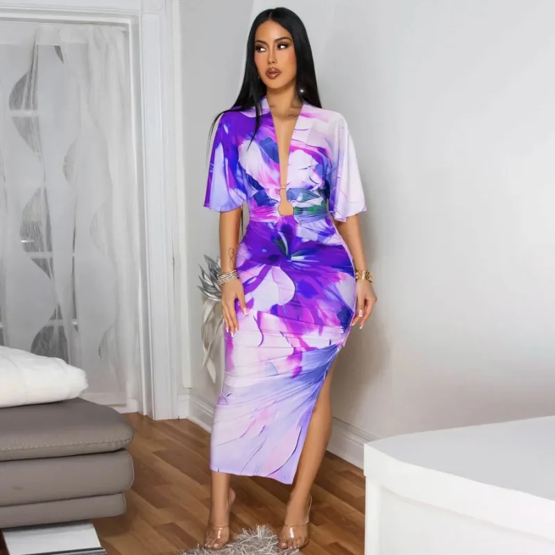 GUWU Summer Women Sets Floral Printed Shirt + Split Bodycon Skirts Sets Beach Sexy Night Party Two 2 Piece Set Outfits
GUWU Summer Women Sets Floral Printed Shirt + Split Bodycon Skirts Sets Beach Sexy Night Party Two 2 Piece Set Outfits