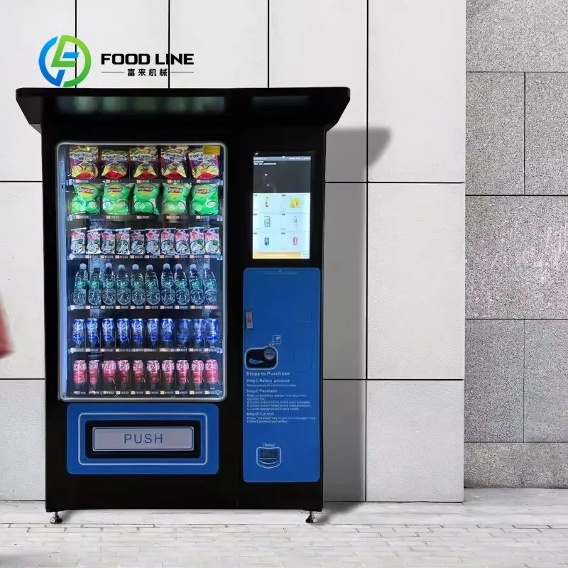 Customized size Outdoor snack and beverage vending machines
Customized size Outdoor snack and beverage vending machines