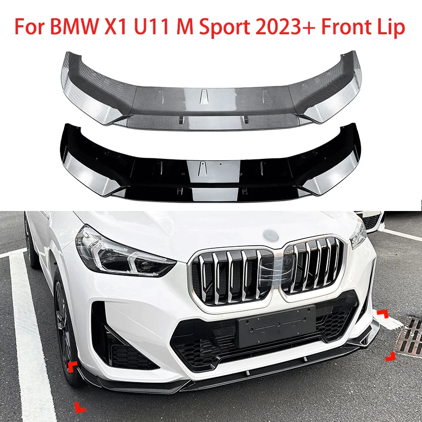For BMW X1 U11 M Sport 2023+ Front Bumper Front Lip Spoiler Splitter Diffuser Body Exterior Protector Decoration Modification
For BMW X1 U11 M Sport 2023+ Front Bumper Front Lip Spoiler Splitter Diffuser Body Exterior Protector Decoration Modification