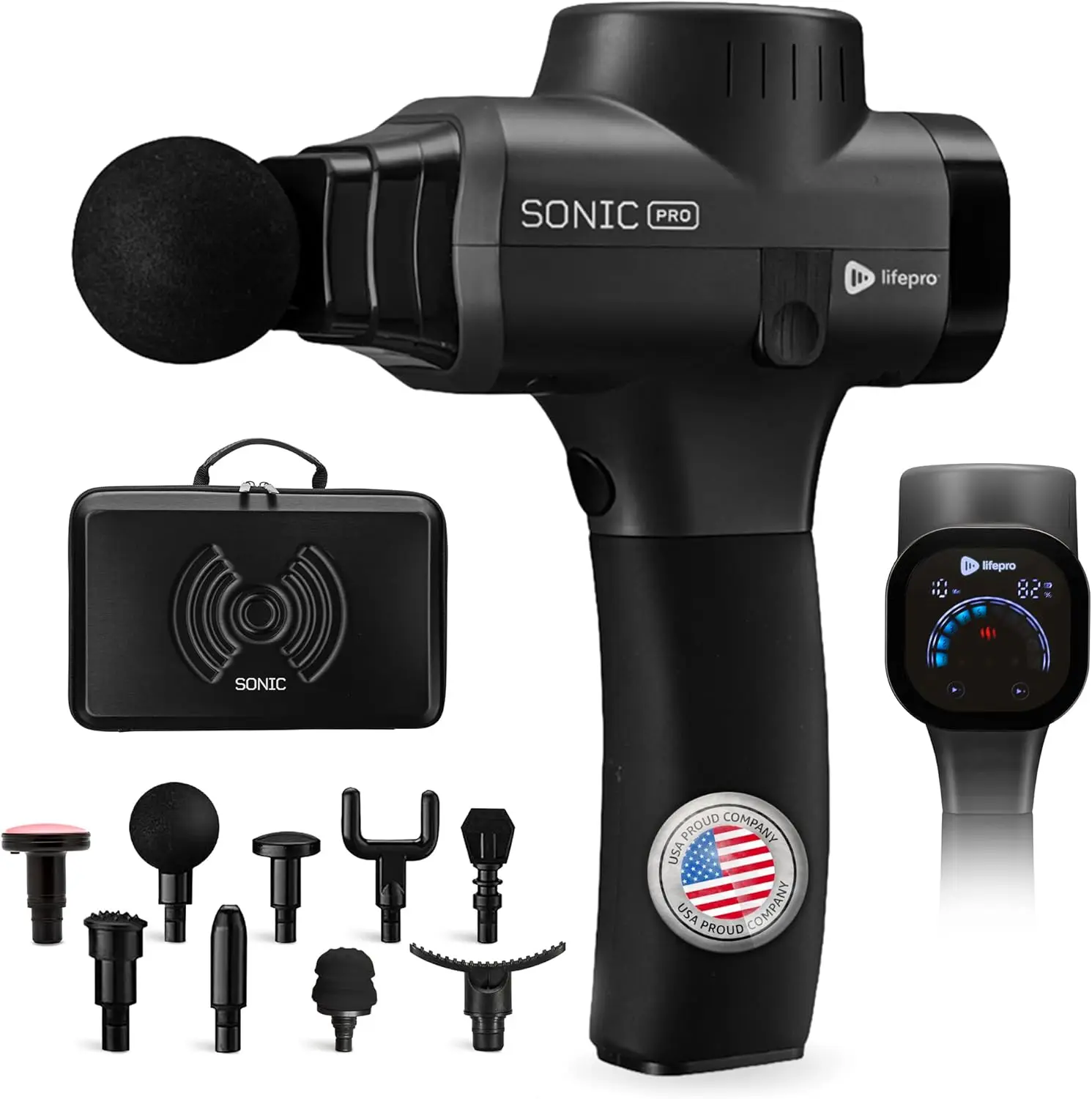 Handheld Electric Massage Gun with 10 Speeds & 9 Heads for Deep Tissue Muscle Relief
Handheld Electric Massage Gun with 10 Speeds & 9 Heads for Deep Tissue Muscle Relief