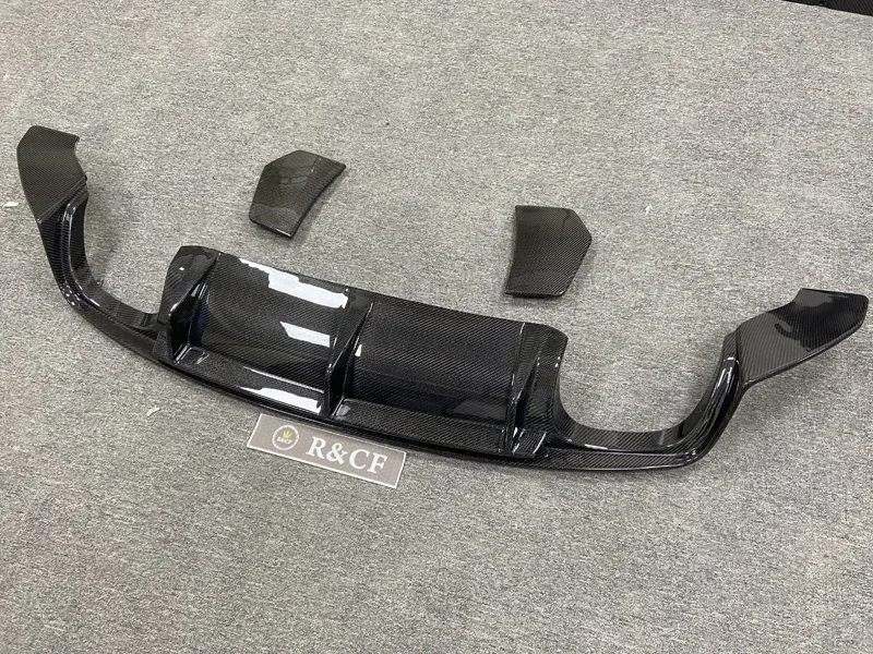 TTS / TTRS MK3 Rear Diffuser Spoiler Carbon Fiber Rear Bumper Lip Diffuser with Side Splitter Spats Panel For Audi 2015-19
TTS / TTRS MK3 Rear Diffuser Spoiler Carbon Fiber Rear Bumper Lip Diffuser with Side Splitter Spats Panel For Audi 2015-19