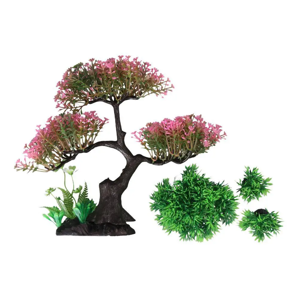 Aquarium Pink and Green Artificial Water Plants Plastic Fish Tank Plants Reptile Climbing Plant Leaves Fish Tank
Aquarium Pink and Green Artificial Water Plants Plastic Fish Tank Plants Reptile Climbing Plant Leaves Fish Tank