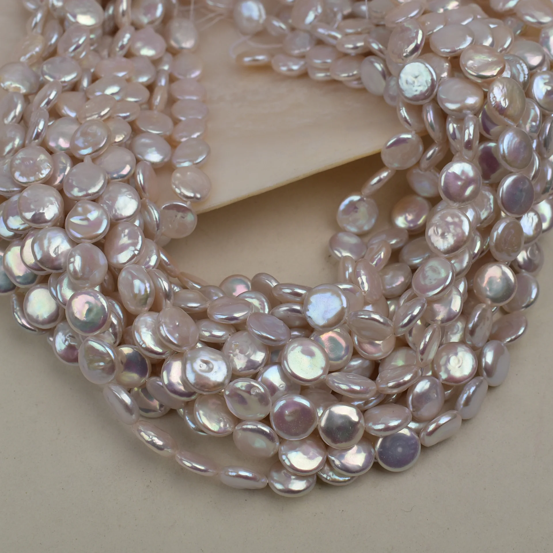 11-12mm Round Freshwater Pearl Flat Loose Beads for Making DIY Necklace Bracelet Semi-Finished Product Accessories
11-12mm Round Freshwater Pearl Flat Loose Beads for Making DIY Necklace Bracelet Semi-Finished Product Accessories