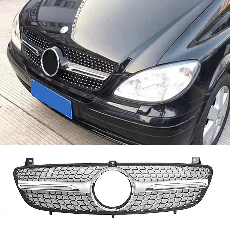 2008 2009 2010 For Mercedes-Benz W639 Viano/Vito Grille Front Bumper Racing grills Grill Star DiamondTuning Car Accessories
2008 2009 2010 For Mercedes-Benz W639 Viano/Vito Grille Front Bumper Racing grills Grill Star DiamondTuning Car Accessories