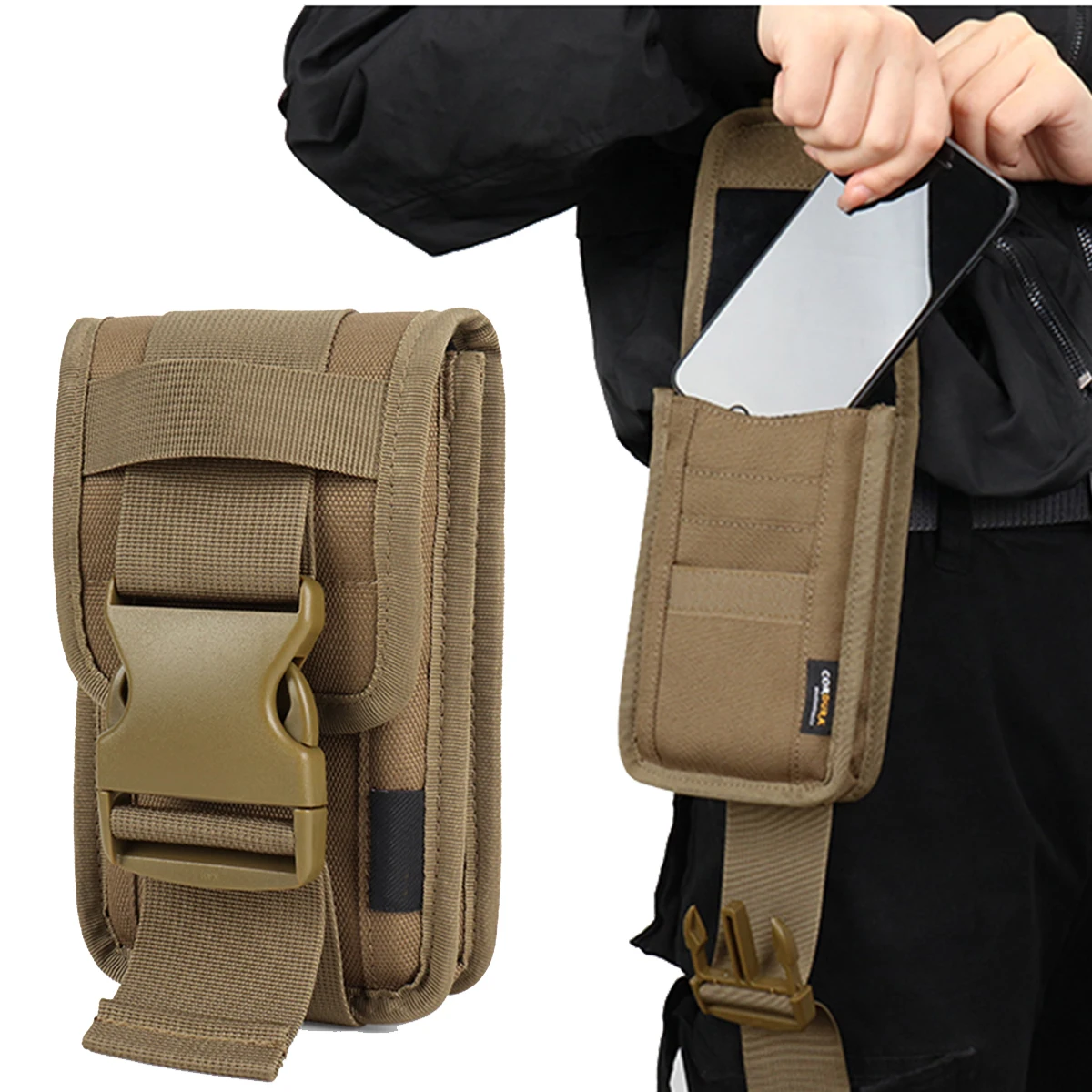 Tactical Mobile Phone Bag Military Fan Accessories Molle System EWater Proof xpansion Pack gor Outdoor Hunting Shooting Tool Kit
Tactical Mobile Phone Bag Military Fan Accessories Molle System EWater Proof xpansion Pack gor Outdoor Hunting Shooting Tool Kit