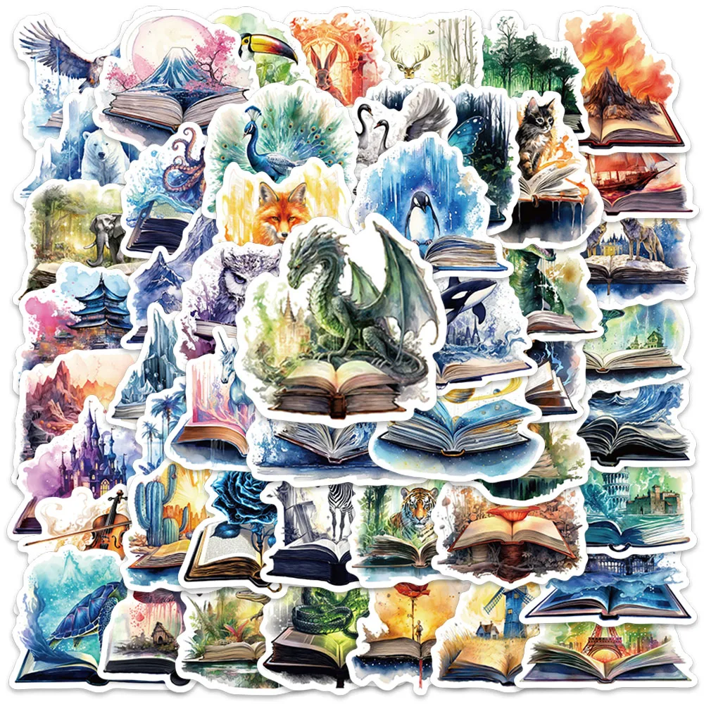 50pcs Aesthetic Art Cartoon Magic Book Animals Sticker For Laptop Water Bottle Luggage Diary Waterproof Vinyl Car Decals
50pcs Aesthetic Art Cartoon Magic Book Animals Sticker For Laptop Water Bottle Luggage Diary Waterproof Vinyl Car Decals