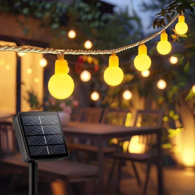 Solar String Lights Outdoor Crystal Globe Lights 200 Led Camping Waterproof Solar Fairy Light for Garden Christmas Party Decor
Solar String Lights Outdoor Crystal Globe Lights 200 Led Camping Waterproof Solar Fairy Light for Garden Christmas Party Decor