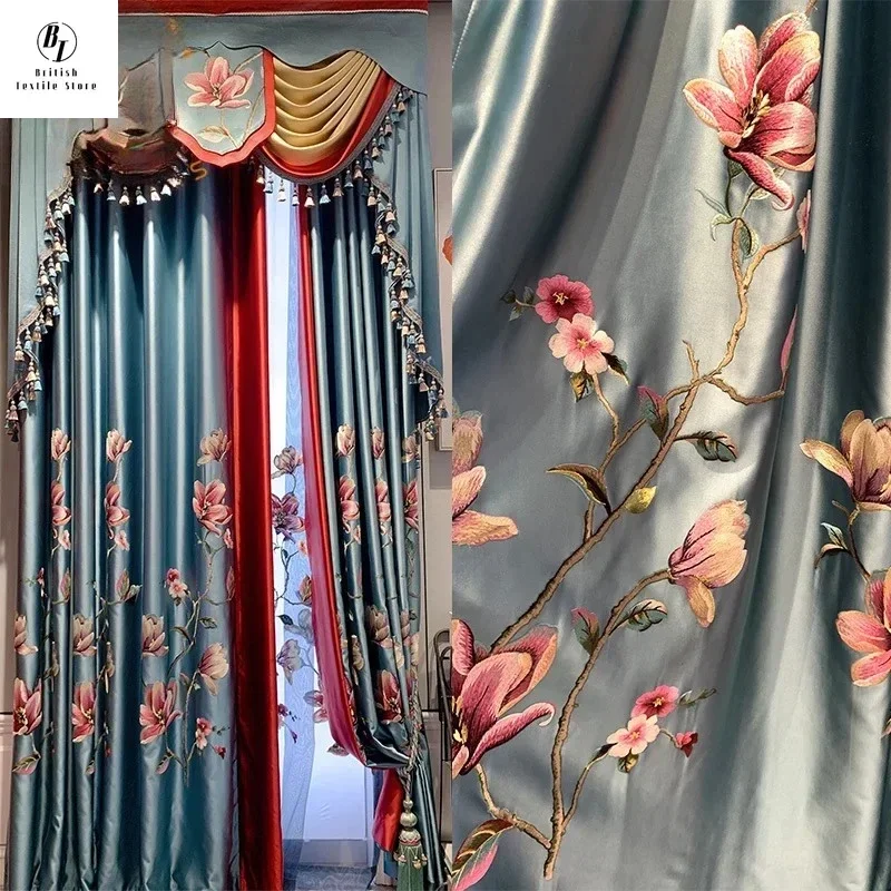 Нестандартный размер! Синий вышитый оконный экран в китайском стиле, глянцевые занавески для гостиной, столовой, спальни, декор окна
Нестандартный размер! Синий вышитый оконный экран в китайском стиле, глянцевые занавески для гостиной, столовой, спальни, декор окна