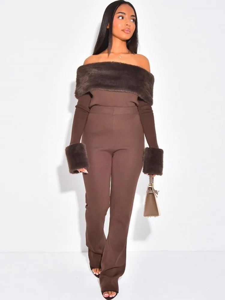 Женские комплекты из 2 предметов, Новое поступление 2025, осенне-зимние одинаковые комплекты, комплекты из двух предметов, топ с длинными рукавами и брюки, костюмы, одежда 
Женские комплекты из 2 предметов, Новое поступление 2025, осенне-зимние одинаковые комплекты, комплекты из двух предметов, топ с длинными рукавами и брюки, костюмы, одежда