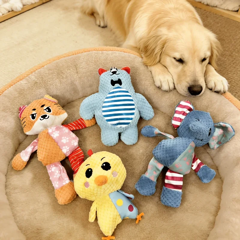 4pcs Squeaky Plush Dog Toys Perfect for Small & Medium Dogs-Assorted Animal Chew Toys with Squeaker, Interactive Puppy Play Set, Dog Gift Set
4pcs Squeaky Plush Dog Toys Perfect for Small & Medium Dogs-Assorted Animal Chew Toys with Squeaker, Interactive Puppy Play Set, Dog Gift Set