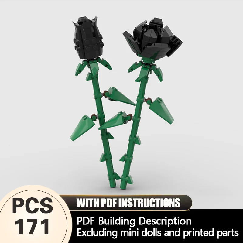 Creators Plant Series Model MOC Building Bricks Black Flowers Modular Technology Gifts Holiday Assemble Children Toys Suit
Creators Plant Series Model MOC Building Bricks Black Flowers Modular Technology Gifts Holiday Assemble Children Toys Suit