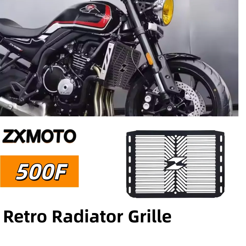 For Zhang Xue ZXMOTO 500F 500f F-500 modification parts: Retro Radiator mesh, stainless steel radiator guard, decorative cover.
For Zhang Xue ZXMOTO 500F 500f F-500 modification parts: Retro Radiator mesh, stainless steel radiator guard, decorative cover.