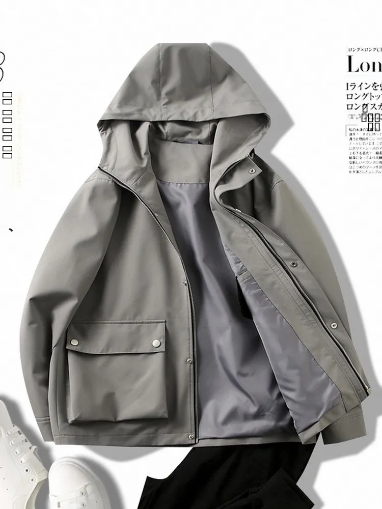 Мужская куртка свободного кроя с капюшоном для активного отдыха, износостойкая, модная, из полиэфирного волокна, с длинными рукавами, на молнии, цветная
Мужская куртка свободного кроя с капюшоном для активного отдыха, износостойкая, модная, из полиэфирного волокна, с длинными рукавами, на молнии, цветная