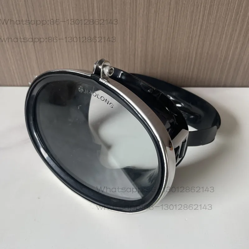 Professional Deep Diving Mask with Tempered Glass Lens, Blue Frame Anti-Fog Dive Goggles with Sealed Glued Mirror Surface
Professional Deep Diving Mask with Tempered Glass Lens, Blue Frame Anti-Fog Dive Goggles with Sealed Glued Mirror Surface