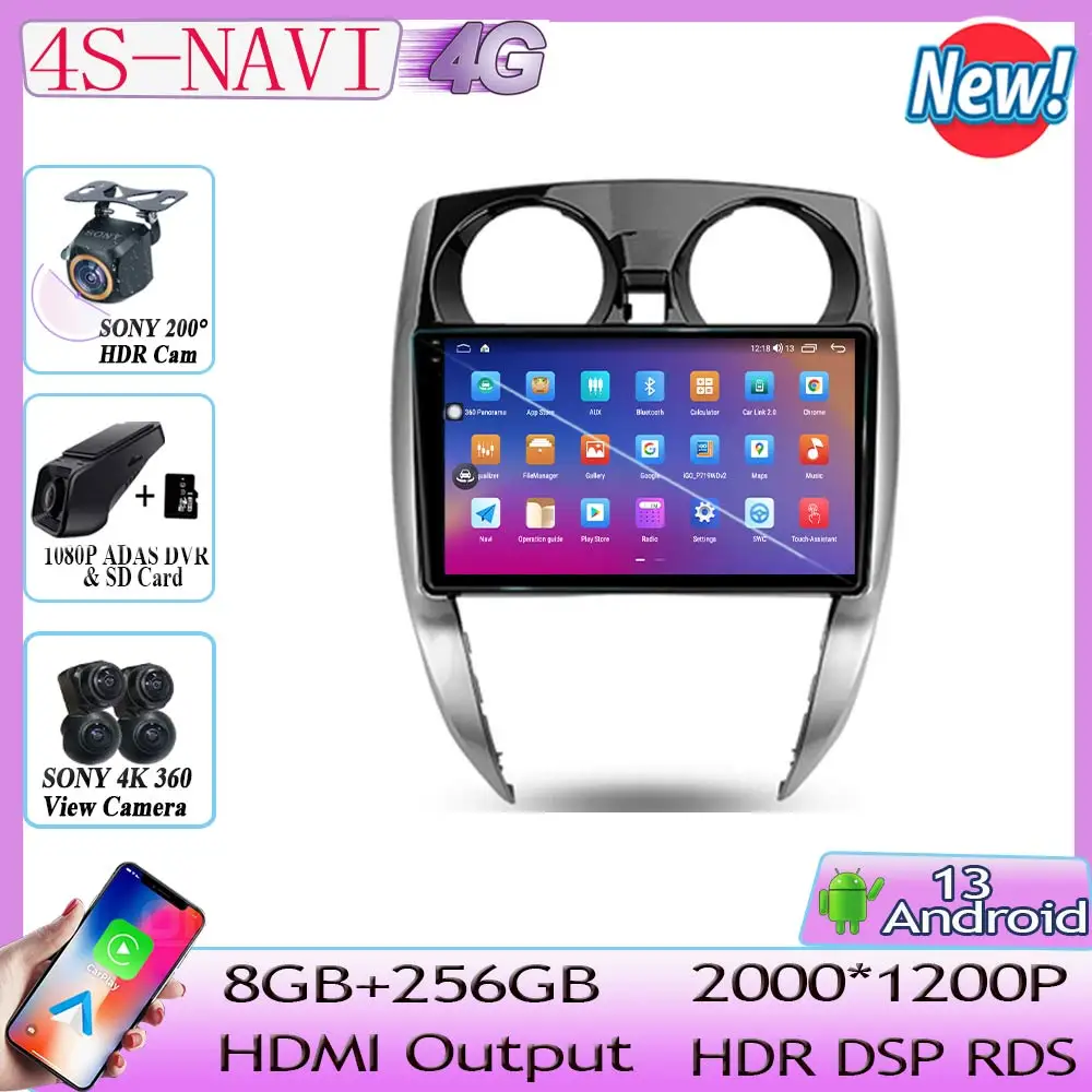 7862 CPU Android 13 For Nissan Note 2 E12 2012 - 2021 Car Radio Stereo unit Multimedia Player Navigation GPS NO 2din DVD Screen
7862 CPU Android 13 For Nissan Note 2 E12 2012 - 2021 Car Radio Stereo unit Multimedia Player Navigation GPS NO 2din DVD Screen