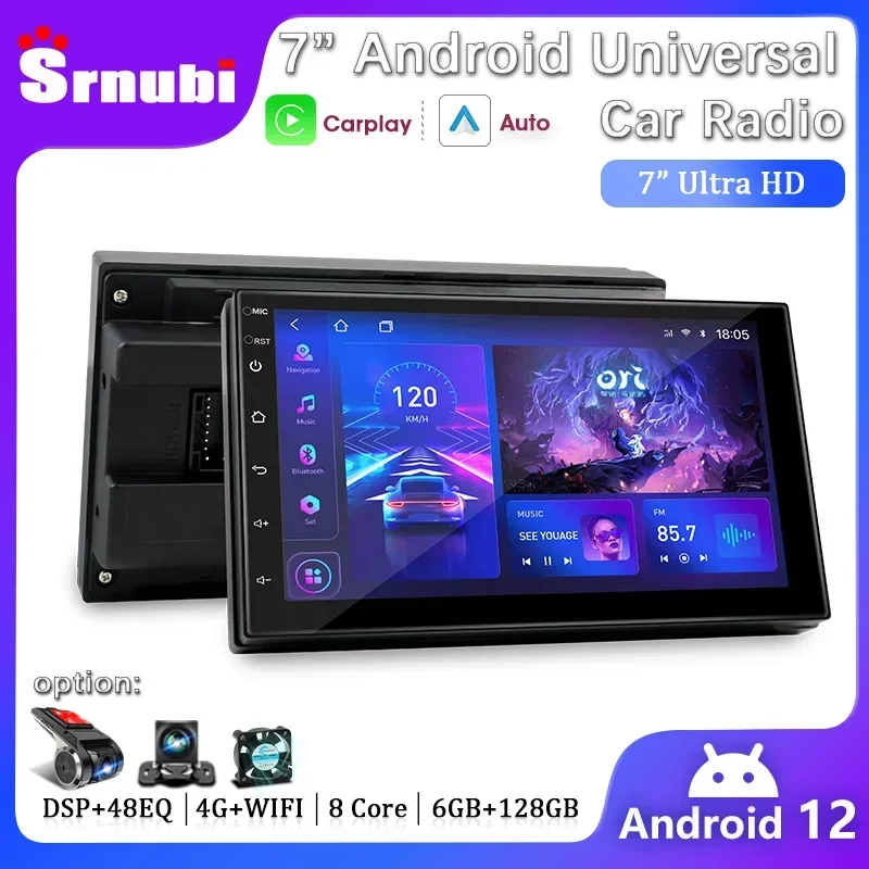 Srnubi 2 Din Android 7" Universal Car Radio for Toyota Volkswagen Nissan Hyundai KIA Multimedia Player Stereo Carplay Auto DVD
Srnubi 2 Din Android 7" Universal Car Radio for Toyota Volkswagen Nissan Hyundai KIA Multimedia Player Stereo Carplay Auto DVD