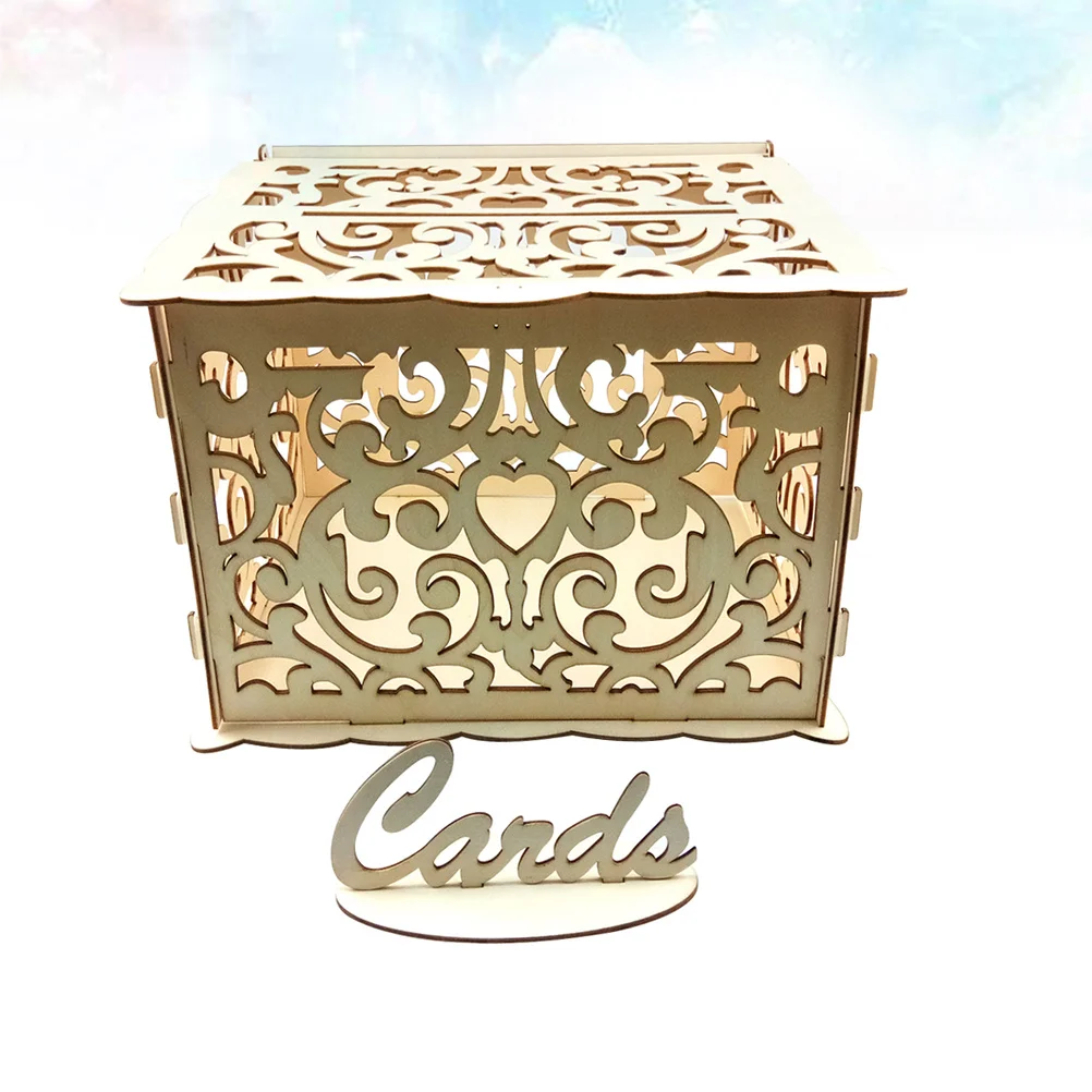 Creative Wooden Check-in Box Hollow-Out Letter Design Wedding Favor Box for Cards Flowers Gifts Home Party Decoration Banquet
Creative Wooden Check-in Box Hollow-Out Letter Design Wedding Favor Box for Cards Flowers Gifts Home Party Decoration Banquet