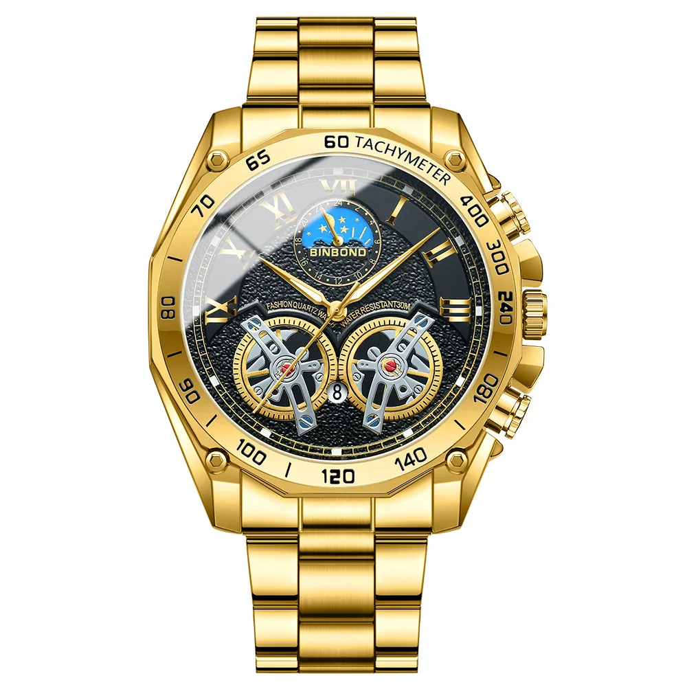 Men Watch Non Fully Automatic Hollow Watches Fashionable Night Light Calendar Waterproof Quartz Watch
Men Watch Non Fully Automatic Hollow Watches Fashionable Night Light Calendar Waterproof Quartz Watch