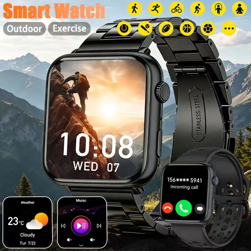 2026 new smartwatch, wireless calling,300mAh battery,1.72-inch screen fitness tracking watch, durable and high-qualitysmartwatch
2026 new smartwatch, wireless calling,300mAh battery,1.72-inch screen fitness tracking watch, durable and high-qualitysmartwatch