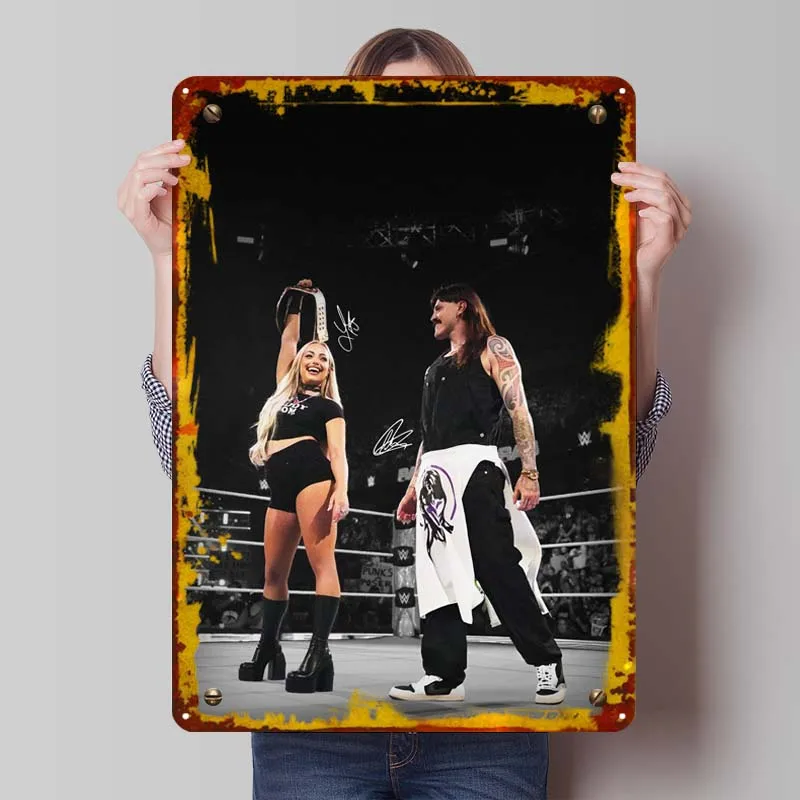 Liv Morgan и Dominik Mysterio металлическая вывеска спортивные плакаты таблички на заказ жесть вывески для настенного художественного украшения винтажный домашний декор
Liv Morgan и Dominik Mysterio металлическая вывеска спортивные плакаты таблички на заказ жесть вывески для настенного художественного украшения винтажный домашний декор