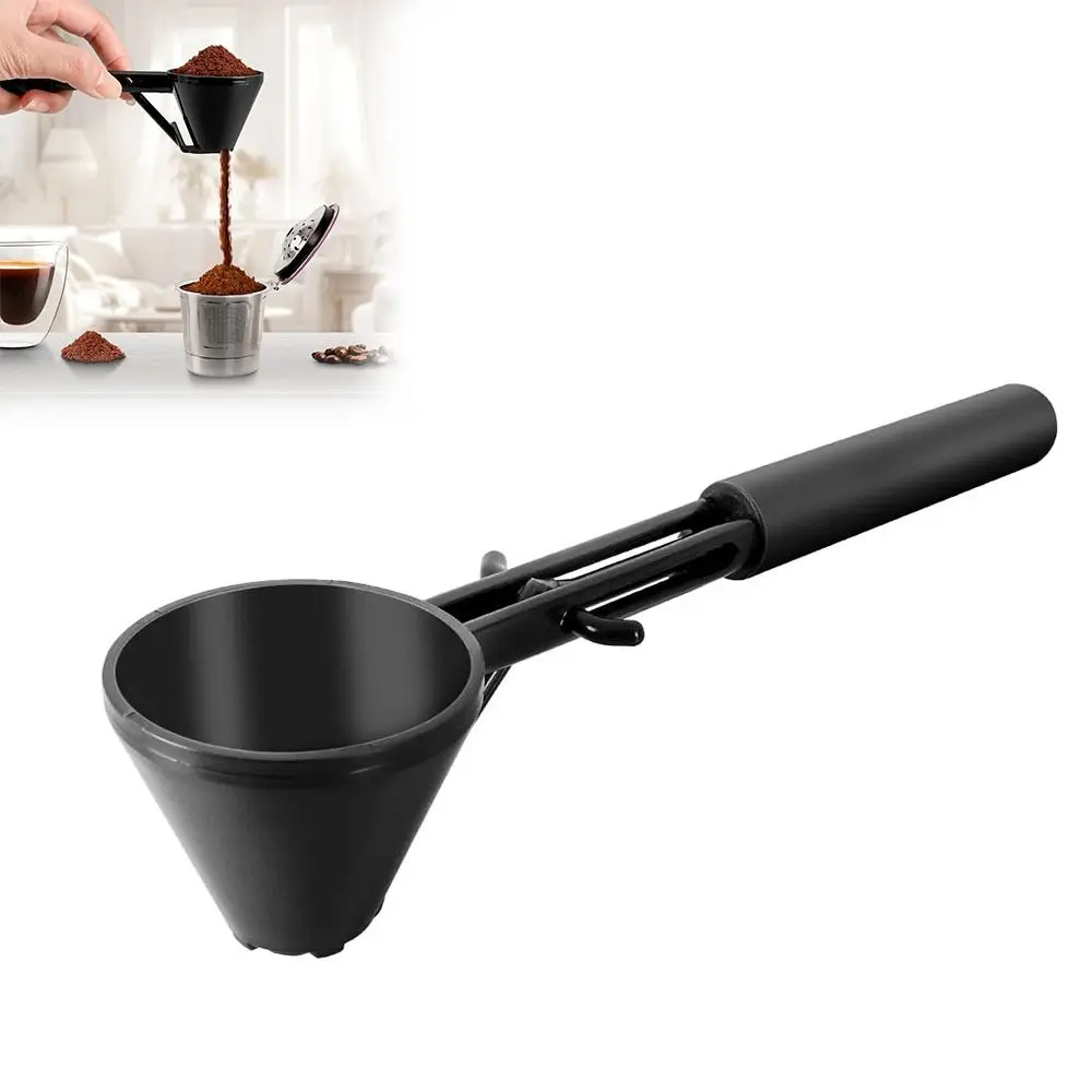 Creative Flling Coffee Scoop Funnel Reusable Long Handle Funnel Spoon Sliding Design Protein Powder Scoop Kitchen Accessories
Creative Flling Coffee Scoop Funnel Reusable Long Handle Funnel Spoon Sliding Design Protein Powder Scoop Kitchen Accessories
