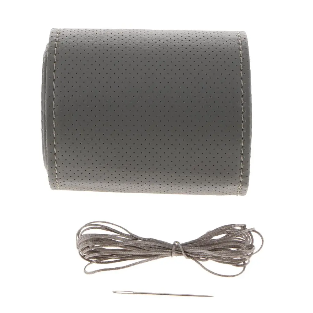 Steering Wheel Cover for Universal Car Artificial Leather Hand Sewn Protector Suitable for Sports Steering
Steering Wheel Cover for Universal Car Artificial Leather Hand Sewn Protector Suitable for Sports Steering