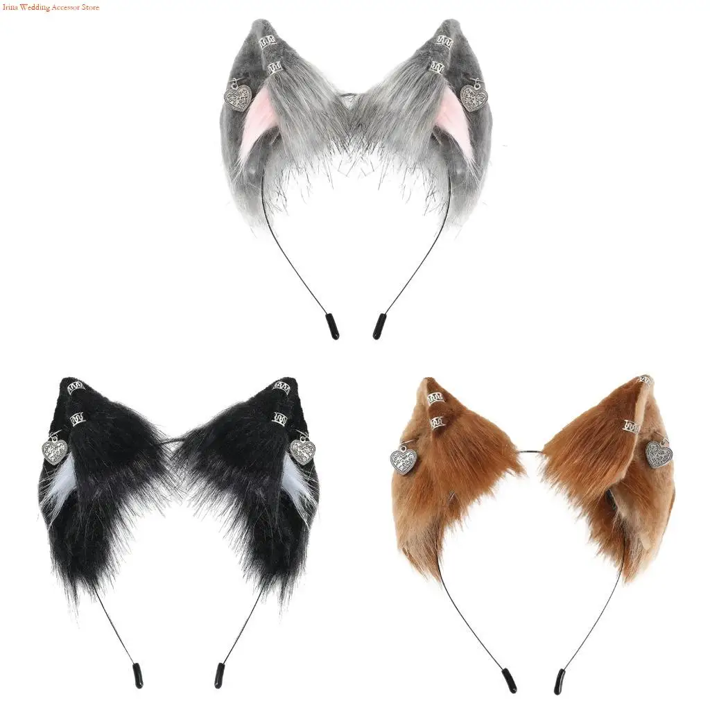 G92D повязка на голову с реалистичными ушками животных, удобный плюшевый аксессуар для косплея для костюмированной вечеринки в
G92D повязка на голову с реалистичными ушками животных, удобный плюшевый аксессуар для косплея для костюмированной вечеринки в